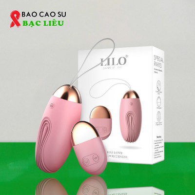 Trứng Rung Tình Yêu Lilo Điều Khiển Từ Xa 10 Chế Độ Rung - Sạc Điện | Tại Bao Cao Su Bạc Liêu