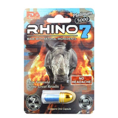 Thuốc cường dương Rhino 7 Platinum 5000