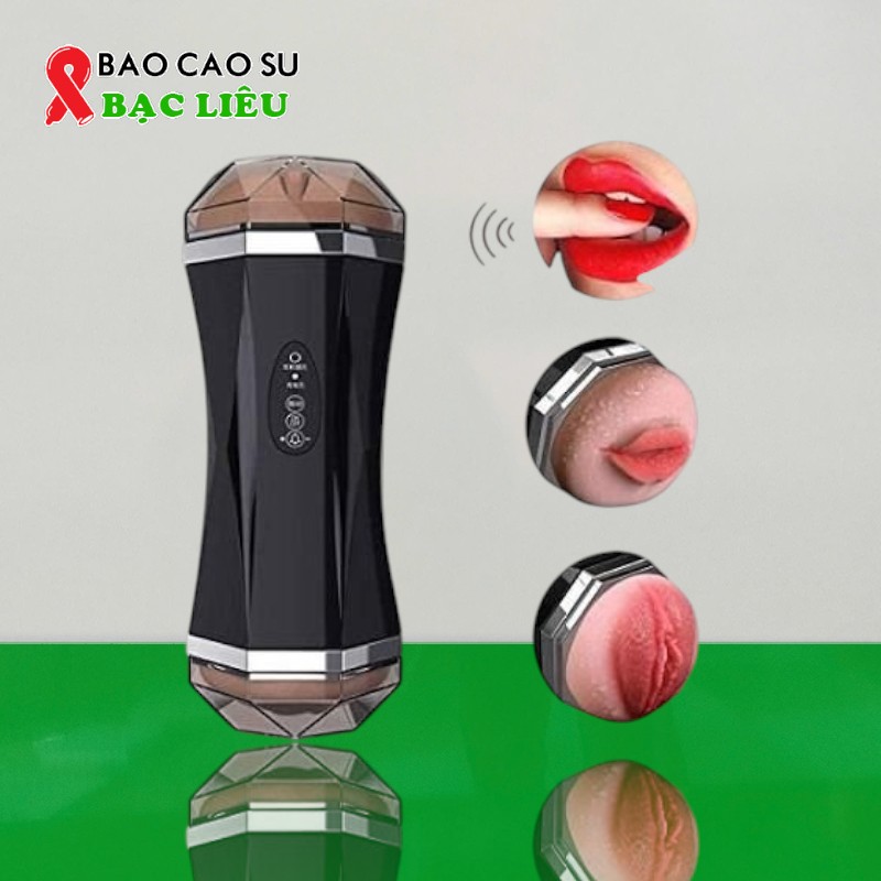 Âm Đạo Giả 2 Đầu Rung – Âm Thanh Rên Chân Thật Luba Mini Chính Hãng Jiuai | Tại Bao Cao Su Bạc Liêu