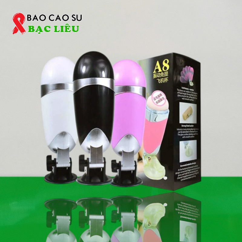 Âm Đạo Giả A8 Hít Tường Có Rung – Phiên Bản Cốc Thủ Dâm Dán Tường Cao Cấp | Tại Bao Cao Su Bạc Liêu