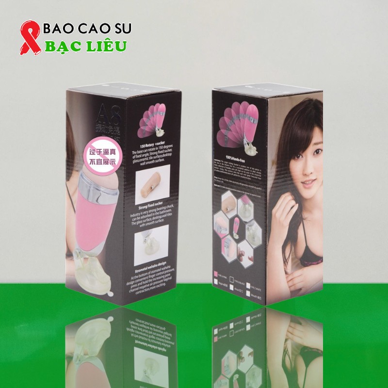 Âm Đạo Giả A8 Hít Tường Có Rung – Phiên Bản Cốc Thủ Dâm Dán Tường Cao Cấp | Tại Bao Cao Su Bạc Liêu