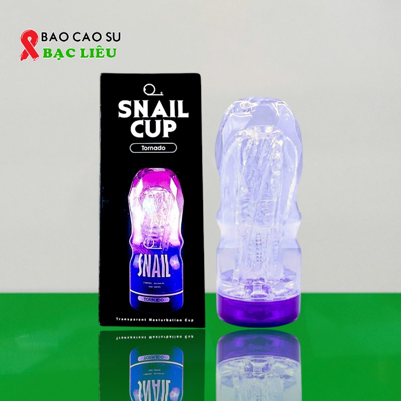 Snail Cup Tornado – Cốc Thủ Dâm Trong Suốt Giải Tỏa Sinh Lý Nam | Tại Bao Cao Su Bạc Liêu