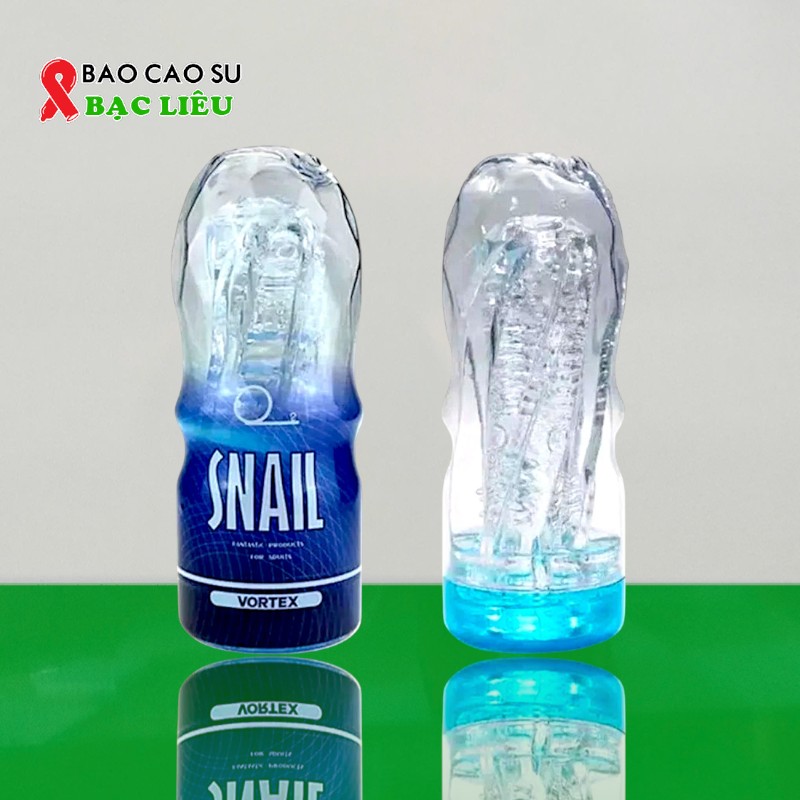 Snail Cup Vortex - Cốc Thủ Dâm Cầm Tay Trong Suốt Cho Nam | Tại Bao Cao Su Bạc Liêu