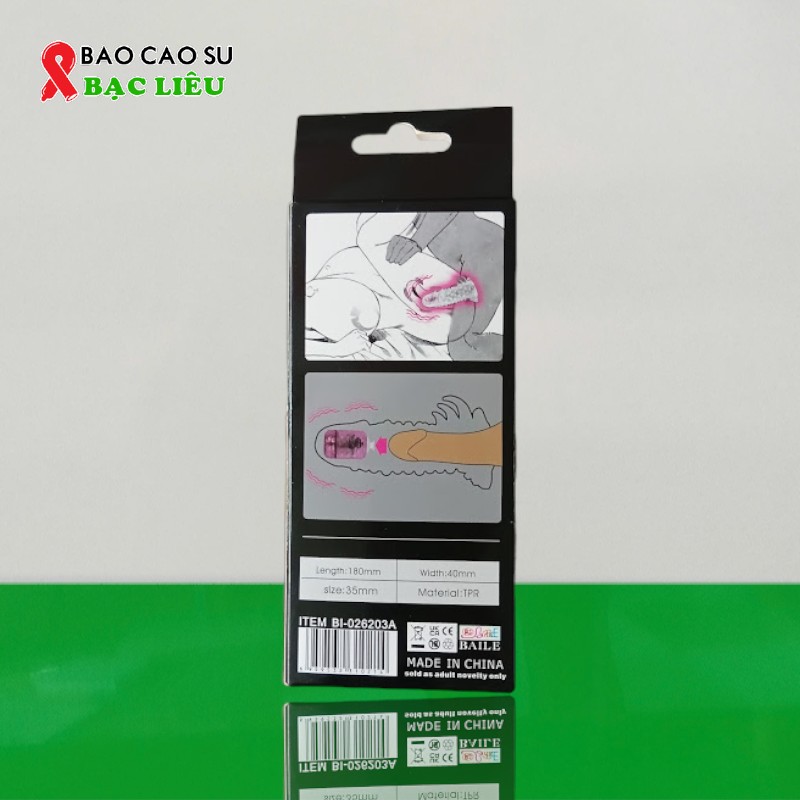 Bao Đôn Dên Brave Man Bi Nổi Gai Lớn Rung Đầu – Giải Pháp Tăng Khoái Cảm Cho Nữ | Tại Bao Cao Su Bạc Liêu