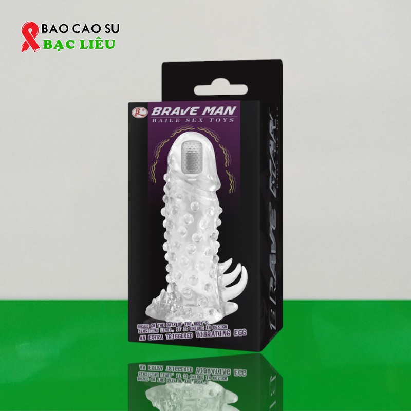 Bao Đôn Dên Brave Man Bi Nổi Gai Lớn Rung Đầu – Giải Pháp Tăng Khoái Cảm Cho Nữ | Tại Bao Cao Su Bạc Liêu