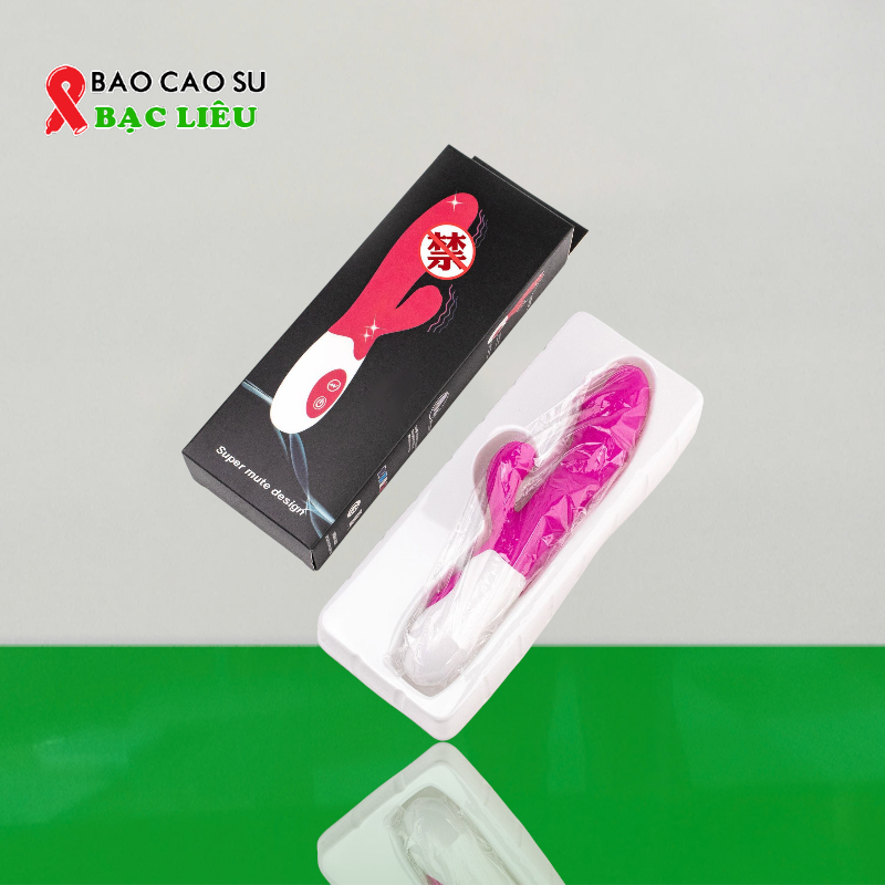 Dương Vật Giả 2 Nhánh – 30 Chế Độ Rung | Tại Bao Cao Su Bạc Liêu