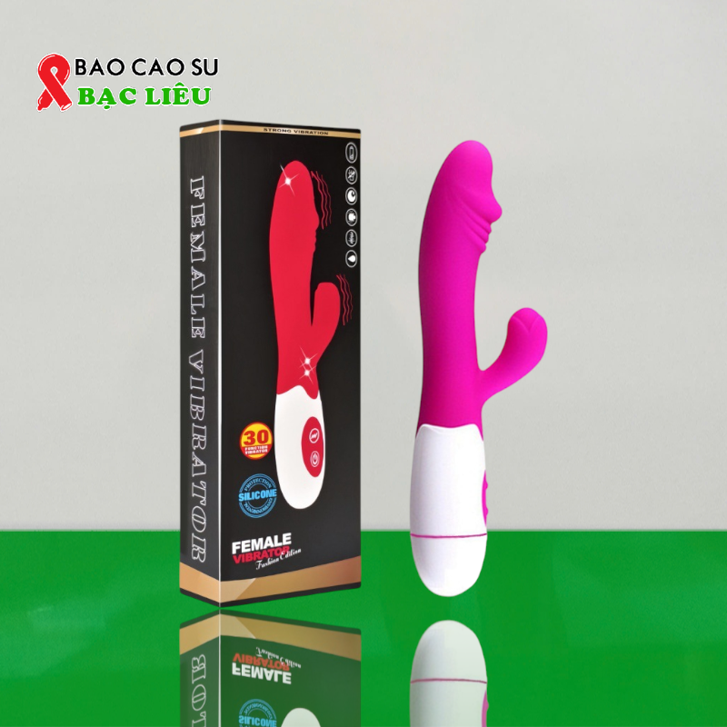 Dương Vật Giả 2 Nhánh – 30 Chế Độ Rung | Tại Bao Cao Su Bạc Liêu
