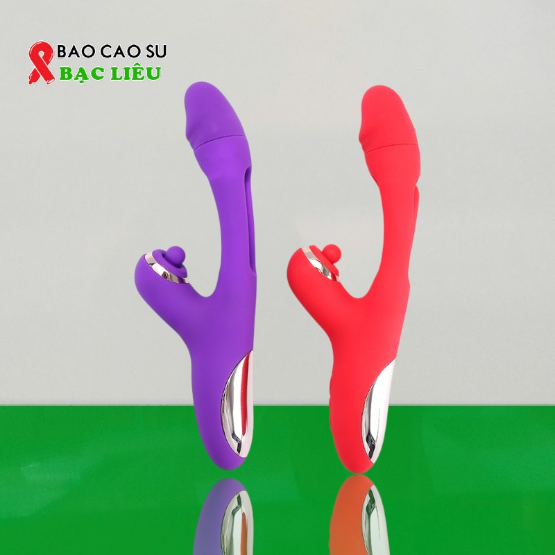 Dương Vật Giả 3 Chức Năng – Rung, Lắc, Hút Cao Cấp | Tại Bao Cao Su Bạc Liêu