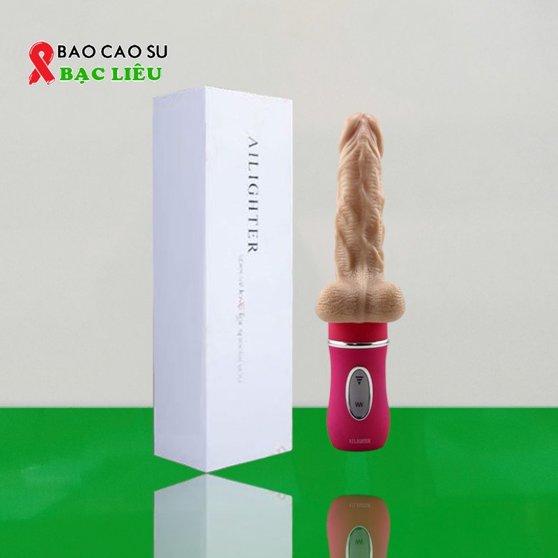 Dương Vật Giả Ailighter Rung – Thụt – Tỏa Nhiệt Silicone Siêu Mềm Mịn Chính Hãng | Tại Bao Cao Su Bạc Liêu