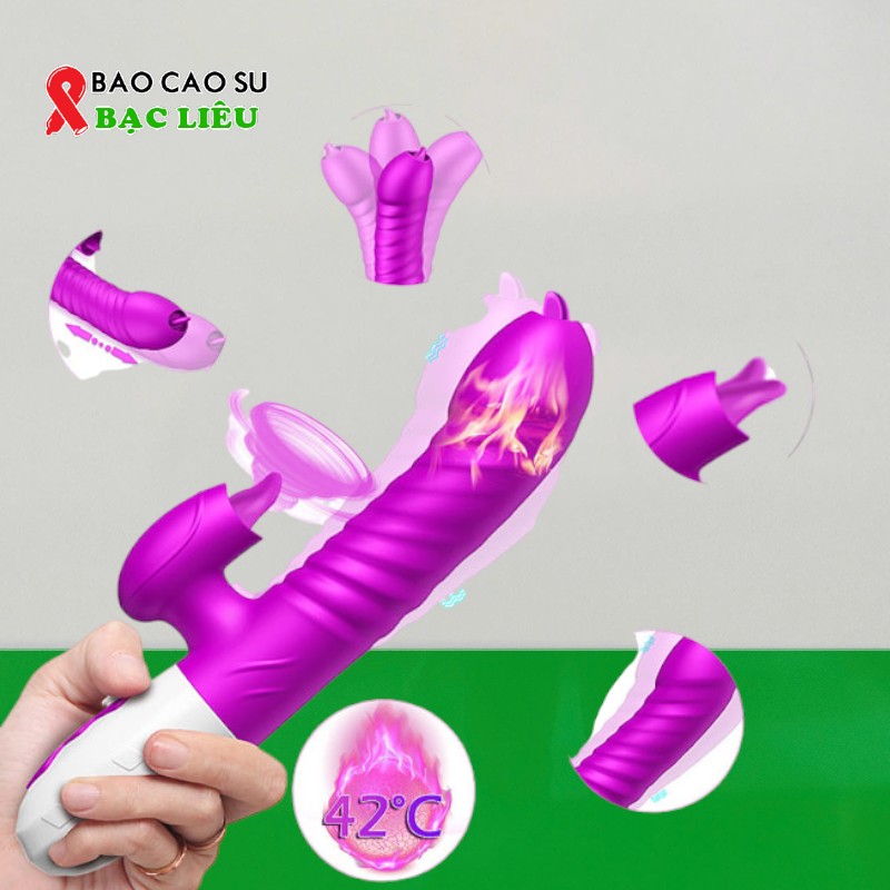 Dương Vật Giả Fox Rung – Thụt – Liếm – Sưởi Ấm Cao Cấp | Tại Bao Cao Su Bạc Liêu