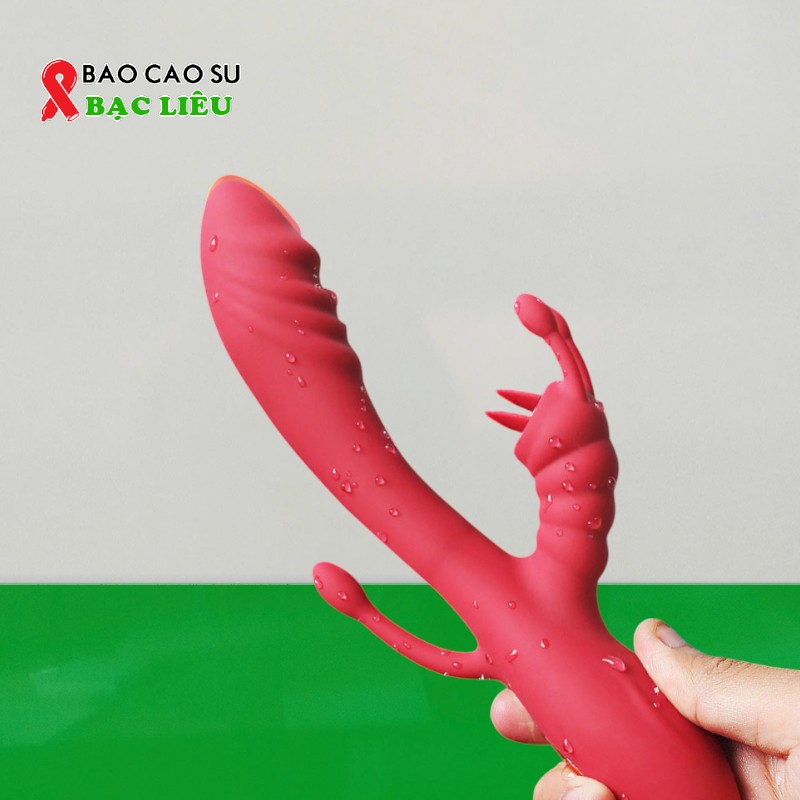 Dương Vật Giả Lust 3 Nhánh 12 Chế Độ Rung – Phát Nhiệt Ấm Nóng Cao Cấp | Tại Bao Cao Su Bạc Liêu