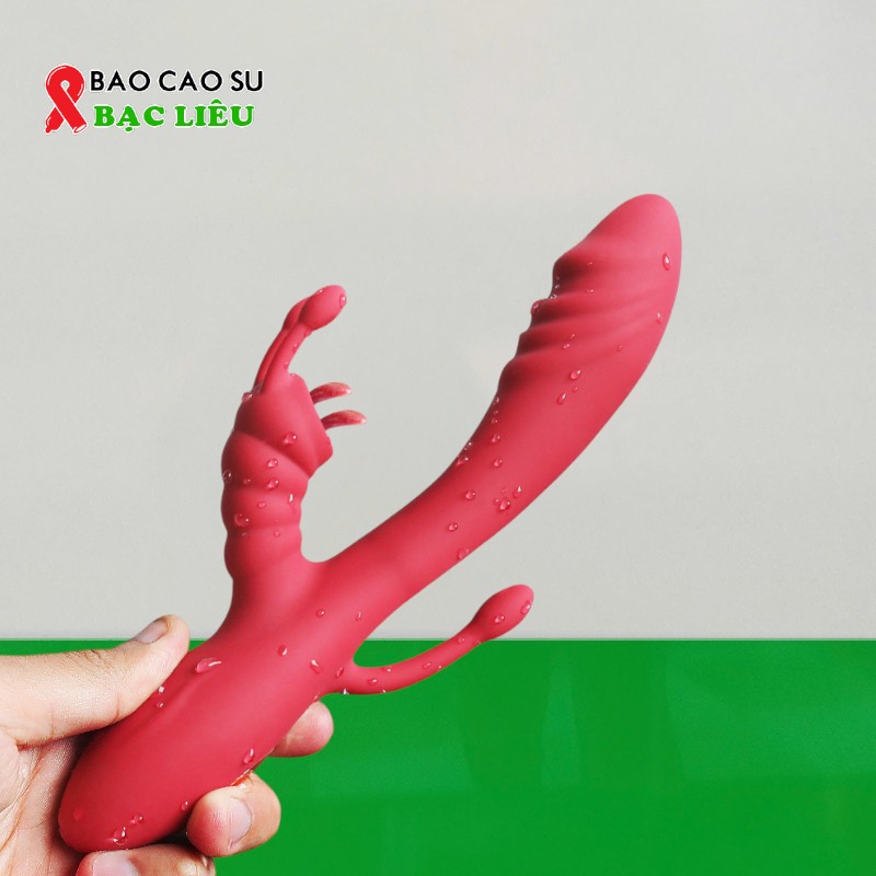 Dương Vật Giả Lust 3 Nhánh 12 Chế Độ Rung – Phát Nhiệt Ấm Nóng Cao Cấp | Tại Bao Cao Su Bạc Liêu