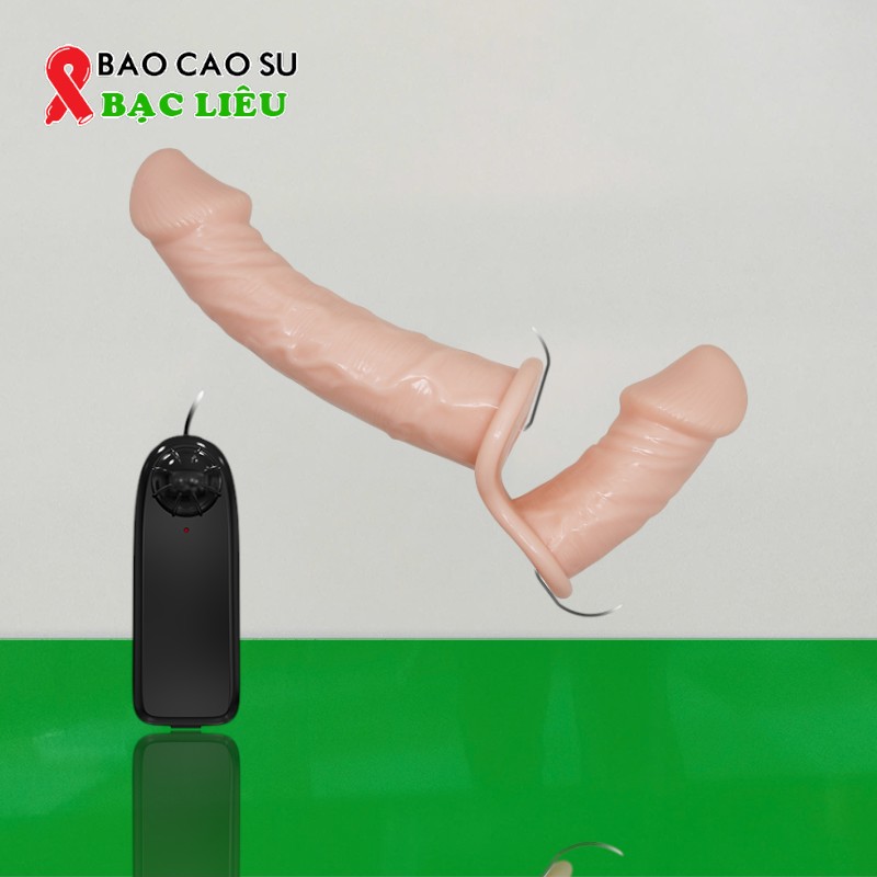 Dương Vật Giả Quai Đeo 2 Đầu Rung Có Điều Khiển - Baile Ultra Chính Hãng | Tại Bao Cao Su Bạc Liêu
