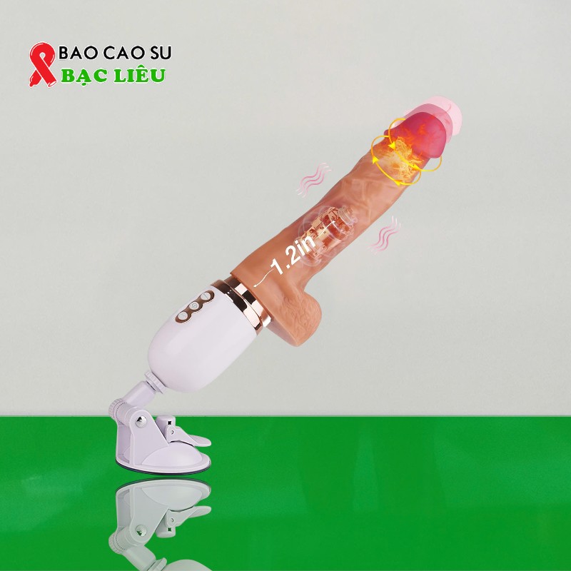 Dương Vật Giả Rung Thụt Cầm Tay Hít Tường Tỏa Nhiệt Sưởi Ấm – Điều Khiển Từ Xa | Tại Bao Cao Su Bạc Liêu