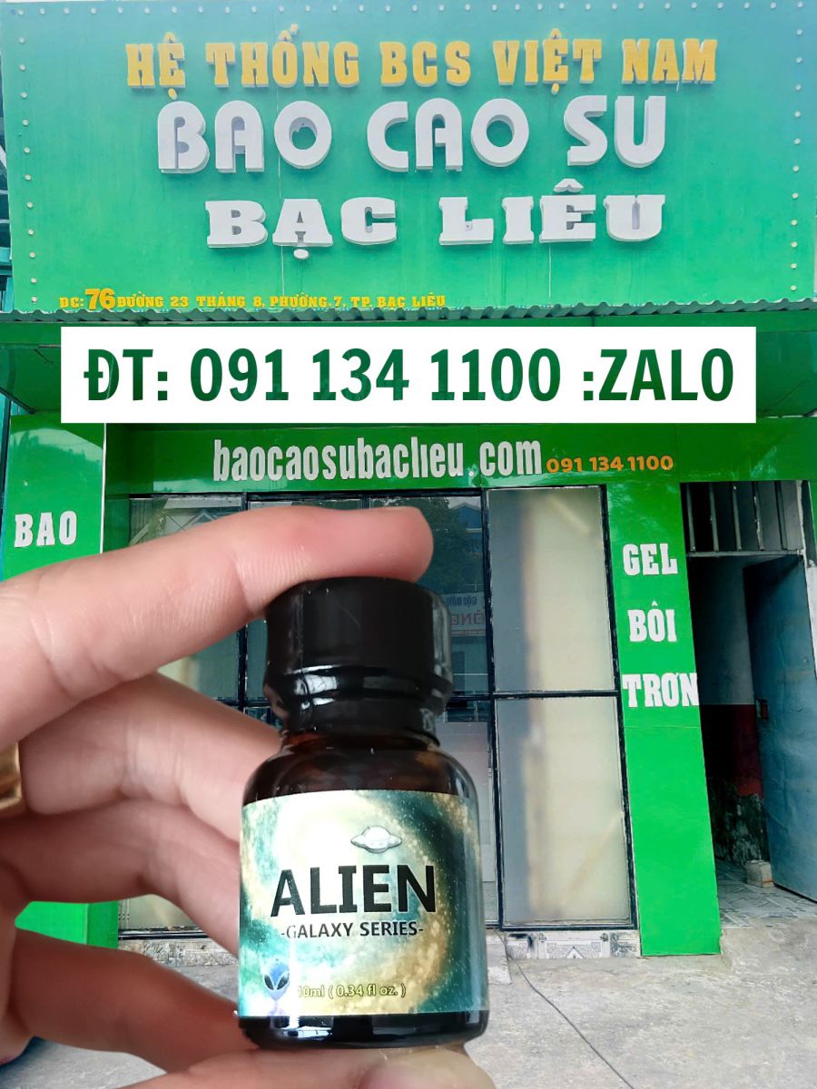 Poppers Alien Galaxy Series PWD USA 10ml – Người Ngoài Hành Tinh Chính Hãng Tại Shop Bao Cao Su Bạc Liêu