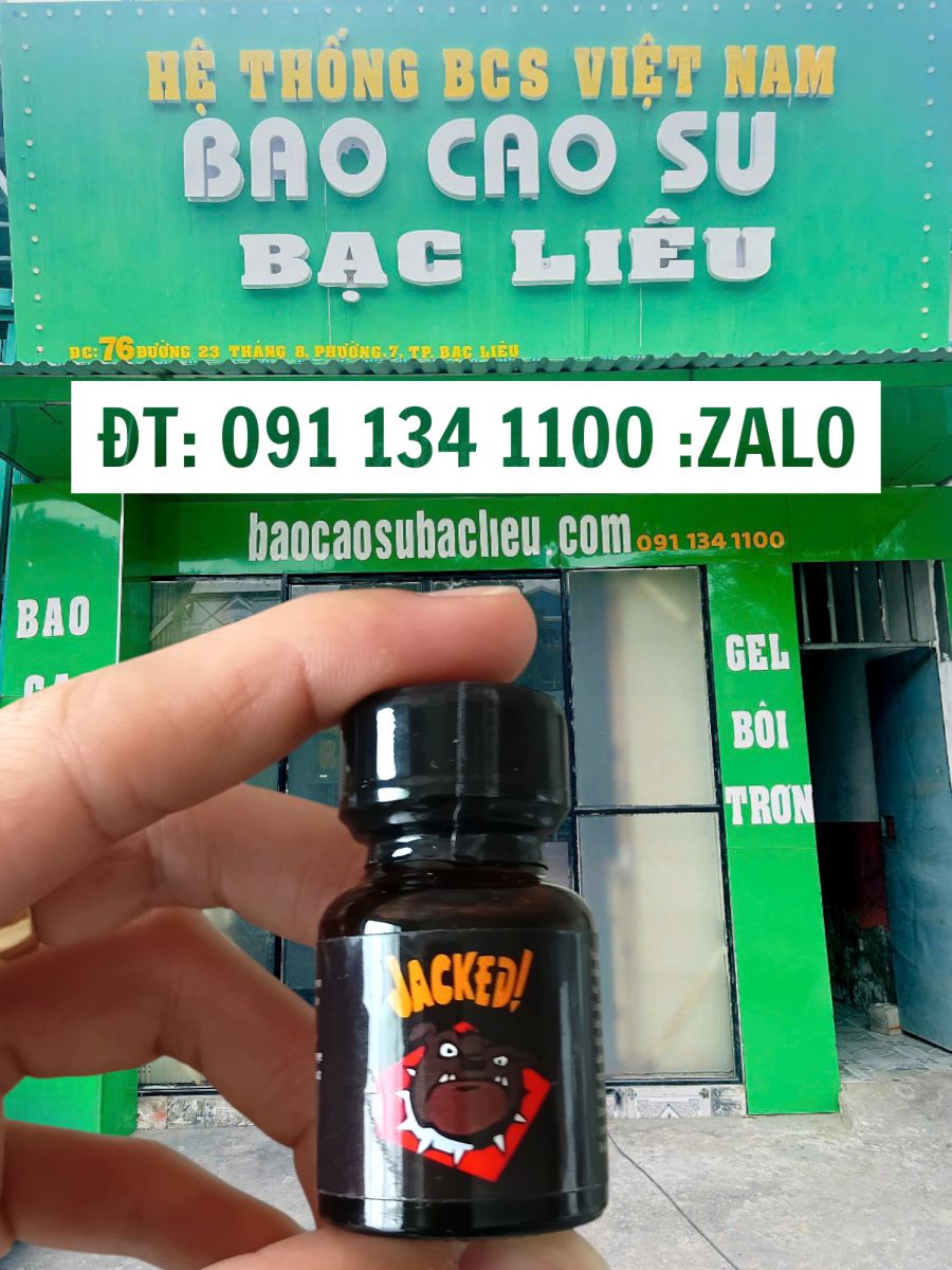 Poppers Jacked PWD USA 10ml - Chai Hít Kích Thích Cho Top Và Bot Tại Bao Cao Su Bạc Liêu