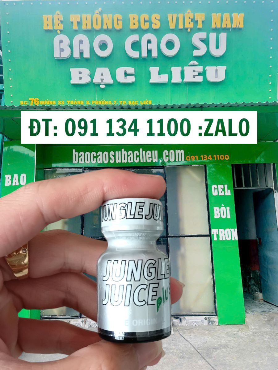 Poppers Jungle Juice Plus Original 10ml Chính Hãng Tại Bao Cao Su Bạc Liêu – Chai Hít Tăng Cảm Giác Cho Top Và Bot