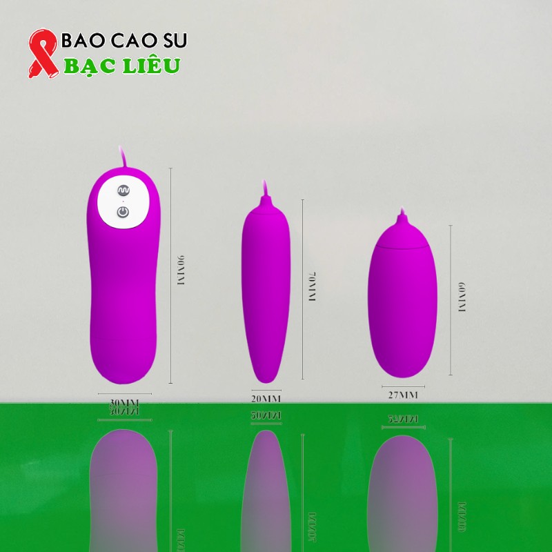 Trứng Rung Irma 2 Đầu 12 Chế Độ – Silicone Cao Cấp, Rung Êm | Tại Bao Cao Su Bạc Liêu