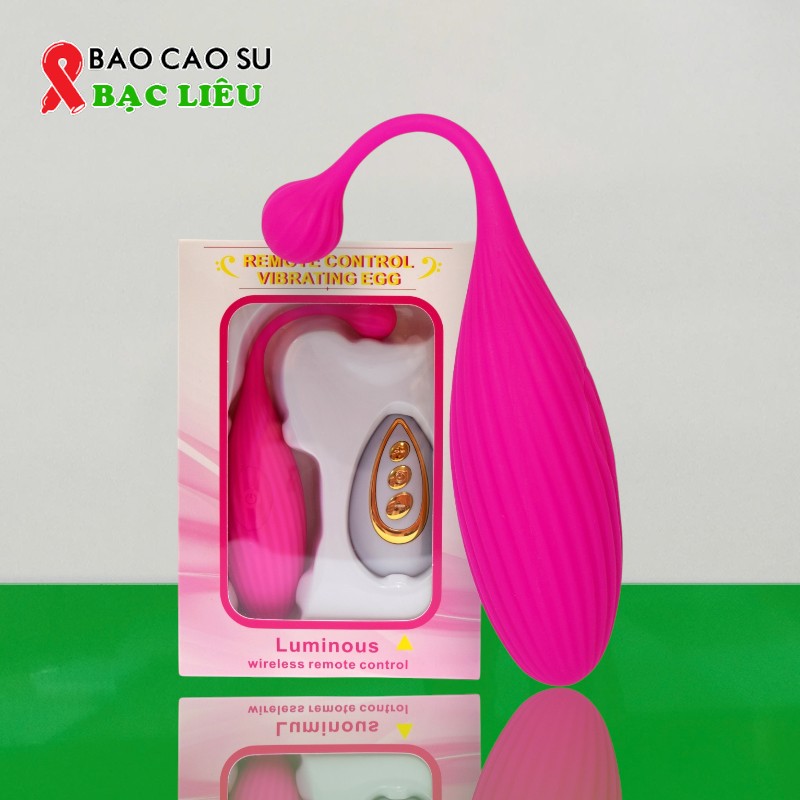 Trứng Rung Nòng Nọc Luminous – Điều Khiển Không Dây - 10 Chế Độ Rung, Silicone Cao Cấp | Tại Bao Cao Su Bạc Liêu