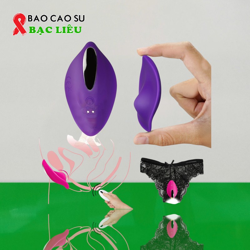 Trứng Rung Quần Lót Điều Khiển Từ Xa 12 Chế Độ – Silicone Mềm, Rung Êm, Sạc Nam Châm | Tại Bao Cao Su Bạc Liêu