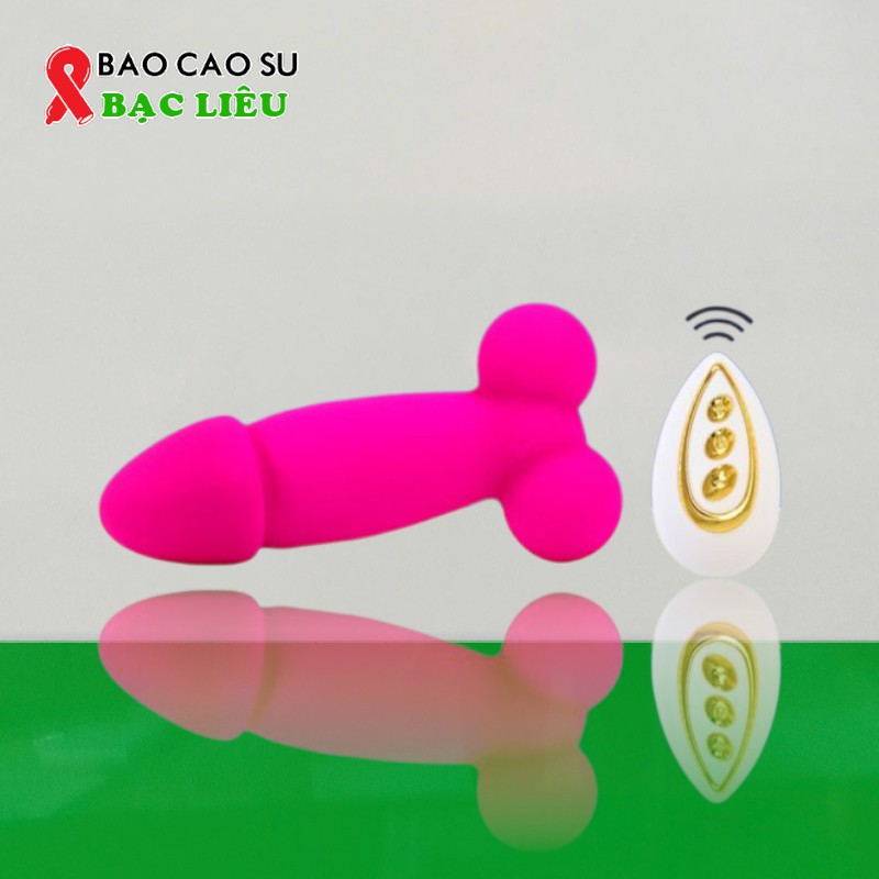 Trứng Rung Tình Yêu Hình Cu – Điều Khiển Từ Xa, 10 Chế Độ Rung, Chính Hãng | Tại Bạc Liêu