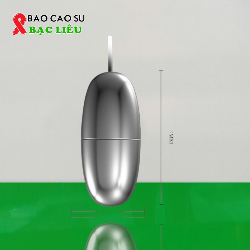 Trứng Rung Tình Yêu Inox 1 Đầu Mini Rung Mạnh, Dễ Điều Khiển – Tại Bao Cao Su Bạc Liêu