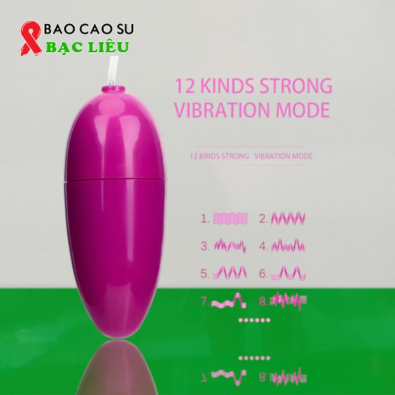 Trứng Rung Tình Yêu Mini Gladme 12 Chế Độ Rung – Chất Liệu ABS Cao Cấp | Tại Bao Cao Su Bạc Liêu