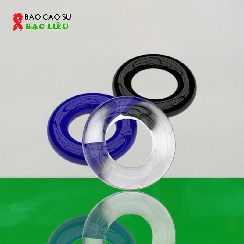 Bộ vòng đeo dương vật Baisemao trơn 3 cái – Chống xuất tinh sớm | tại Bao Cao Su Bạc Liêu