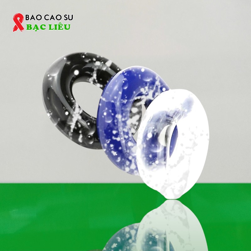 Bộ vòng đeo dương vật Baisemao trơn 3 cái – Chống xuất tinh sớm | tại Bao Cao Su Bạc Liêu