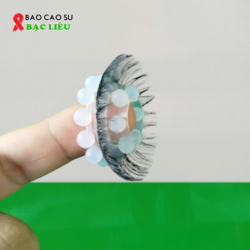 Vòng đeo dương vật silicone 2 tầng bi mắt cừu – tăng kích thích cho nữ | tại Bao Cao Su Bạc Liêu