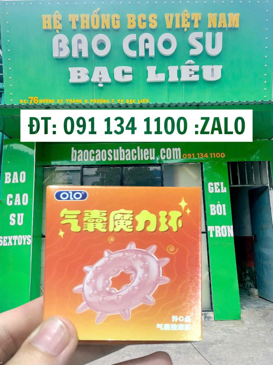 Vòng Đeo Olo Nhẫn Silicone Gai – Tăng Kích Thích Cho Nữ | Tại Bao Cao Su Bạc Liêu