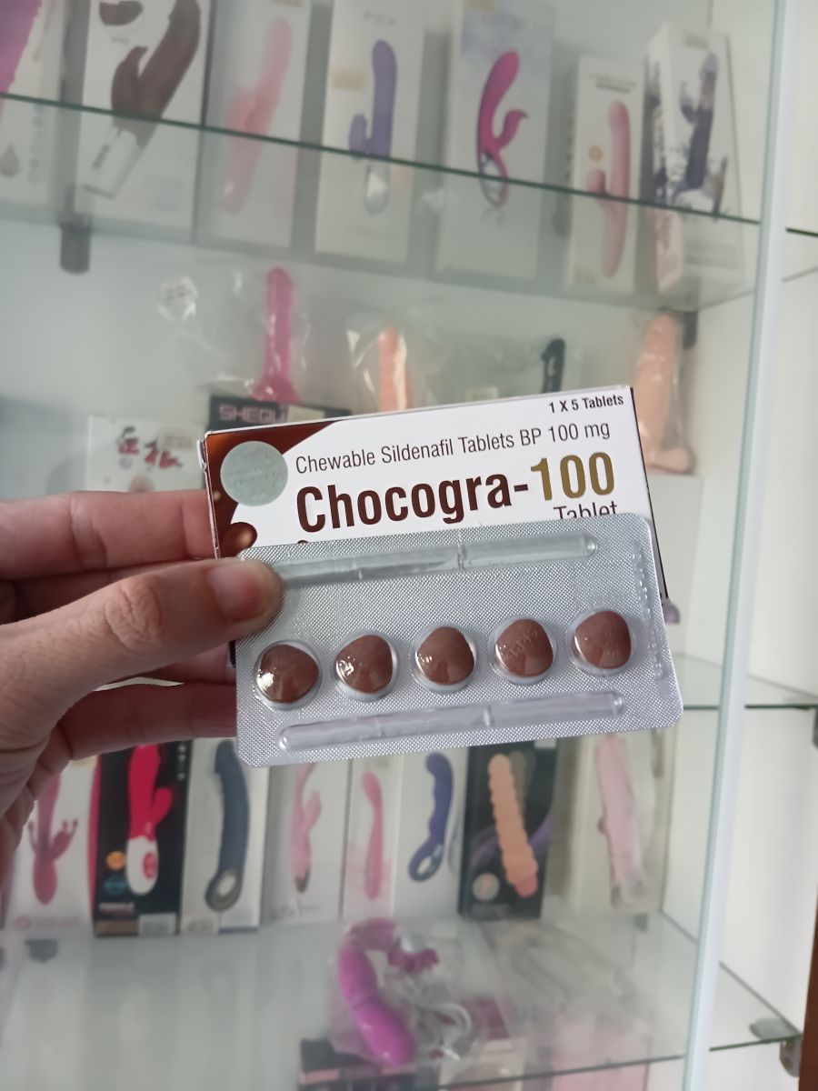 Chocogra Chewable 100mg – Kẹo Nhai Cường Dương Hương Sô Cô La | Tại Bao Cao Su Bạc Liêu