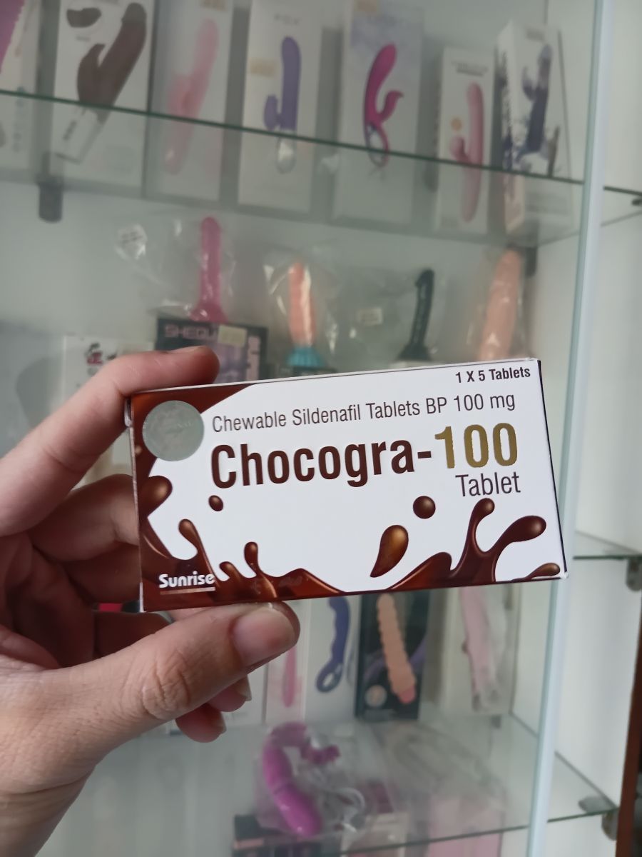 Chocogra Chewable 100mg – Kẹo Nhai Cường Dương Hương Sô Cô La | Tại Bao Cao Su Bạc Liêu