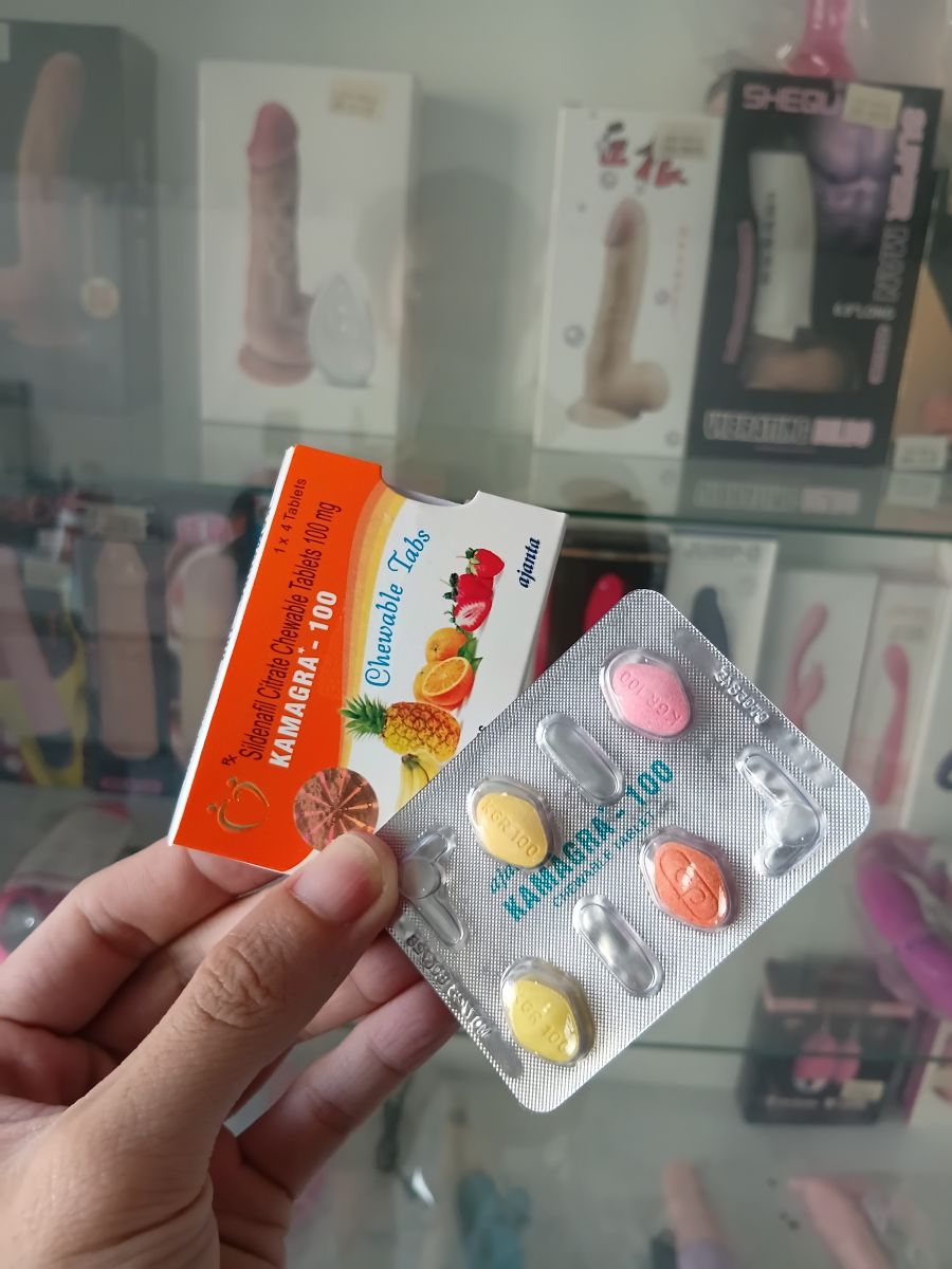 Kamagra Chewable Tablets 100mg – Kẹo Nhai Cường Dương Hương Trái Cây Chính Hãng Tại Bạc Liêu
