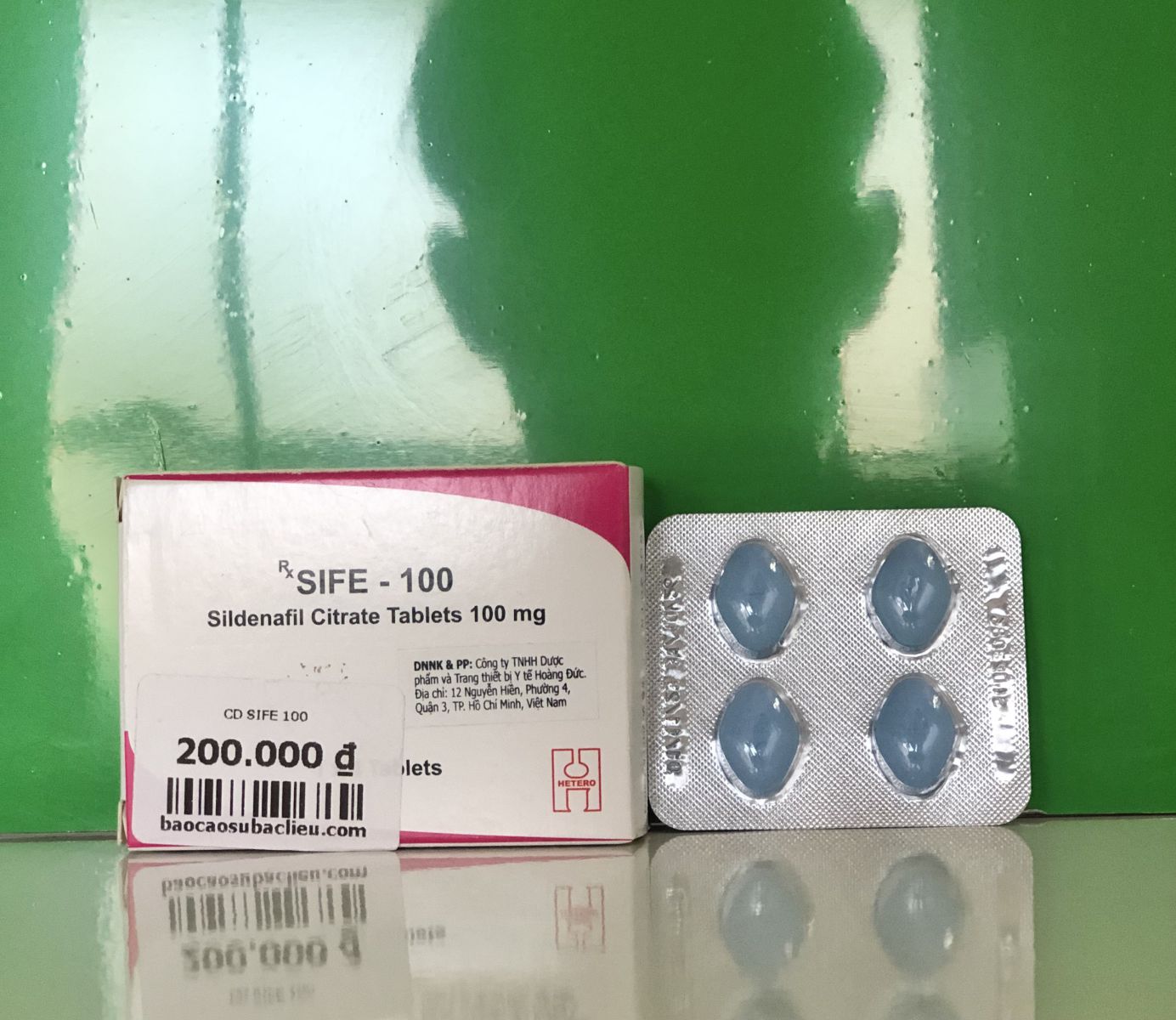Thuốc uống cường dương SIFE 100 của Ấn Độ tại bao cao su Bạc Liêu