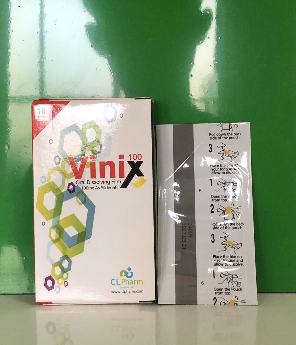 Vinix 100 của Hàn Quốc tem ngậm cường dương - kéo dài thời gian cương cứng cho nam tại bao cao su Bạc Liêu