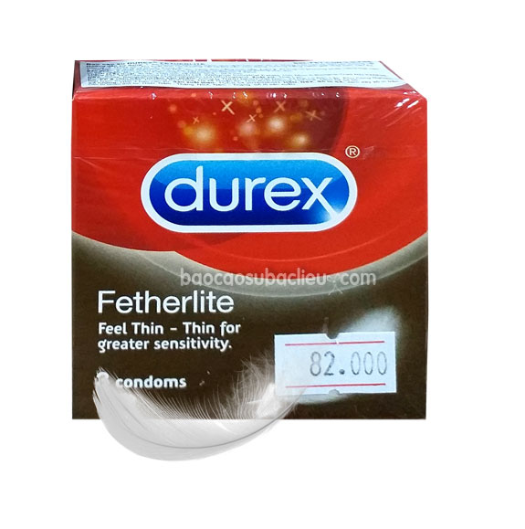 Bao cao su siêu mỏng Durex Fetherlite hộp 3 cái