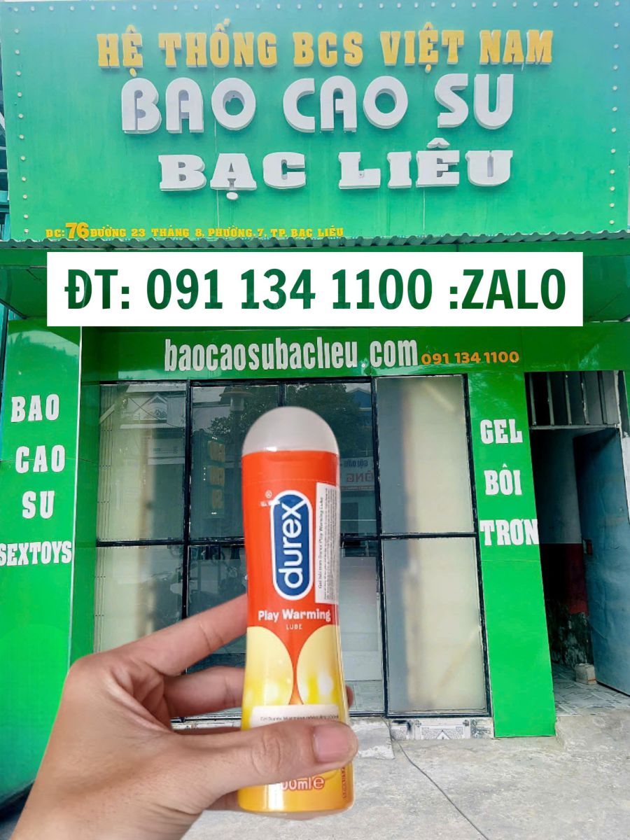 Gel Bôi Trơn Durex Play Warming – Nóng Ấm Chính Hãng | Tại Bao Cao Su Bạc Liêu