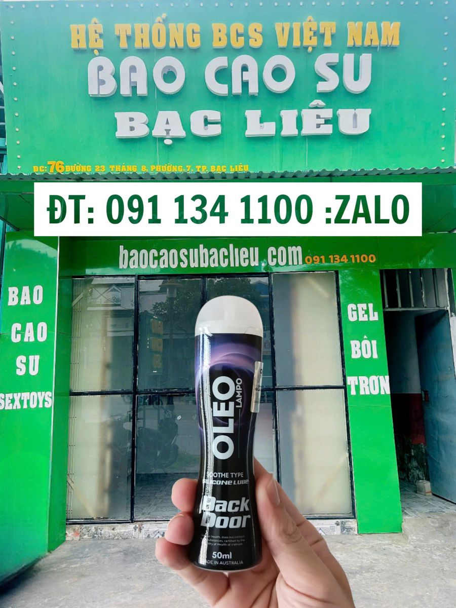 Gel Bôi Trơn Hậu Môn Oleo Lampo Back Door 50ml Chính Hãng | Tại Bao Cao Su Bạc Liêu
