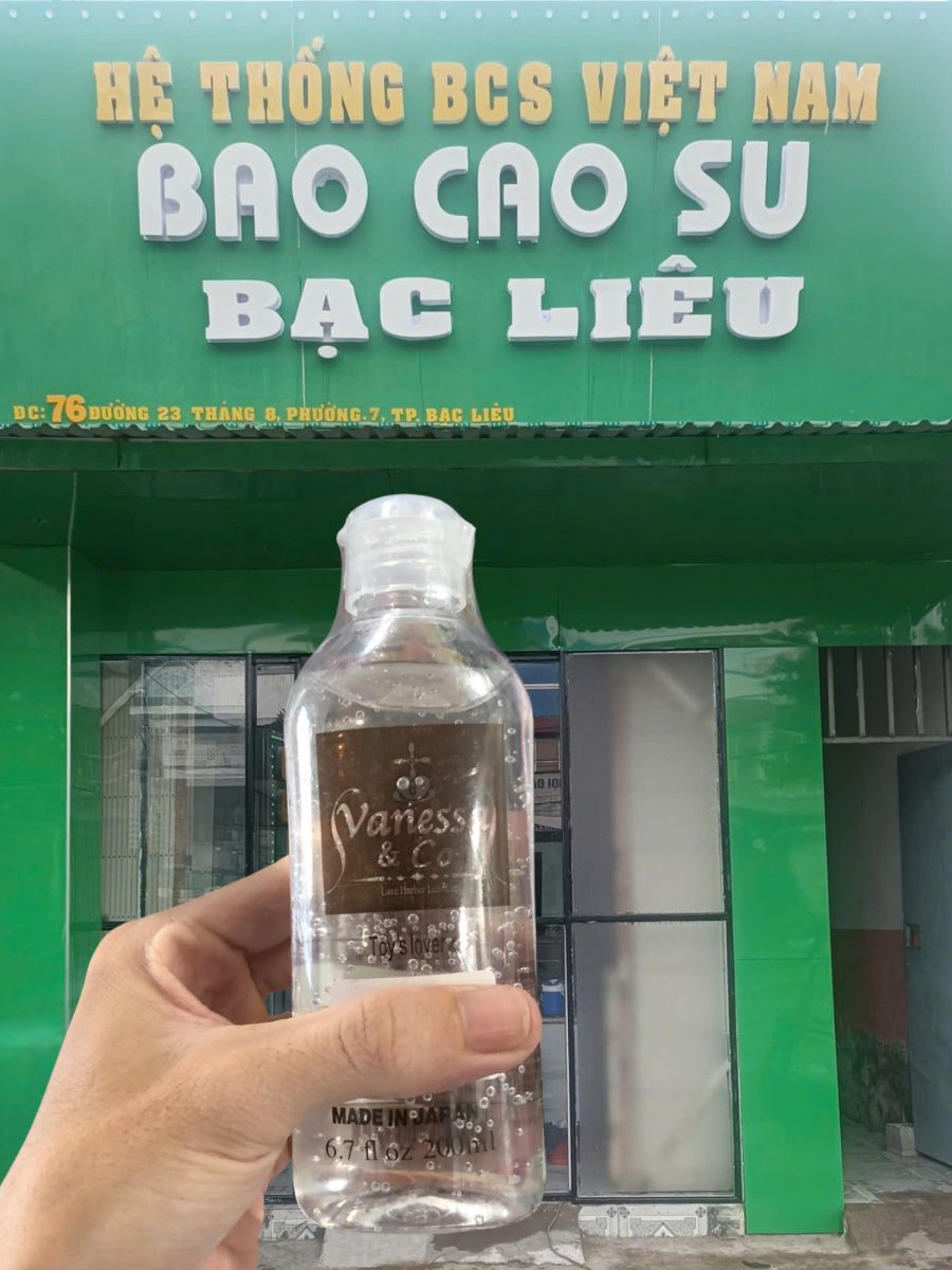 Gel bôi trơn Vanessa & Co chính hãng của Nhật Bản tại bao cao su Bạc Liêu