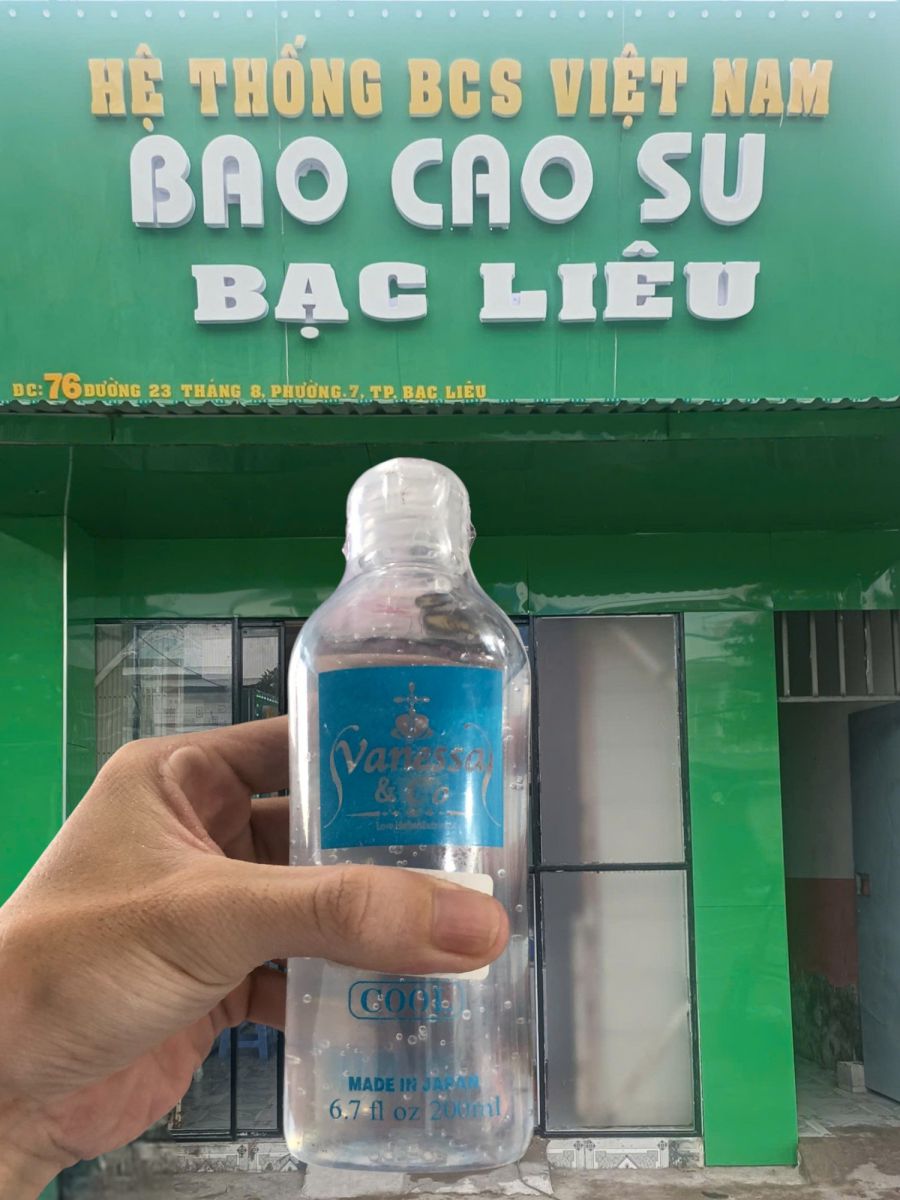 Gel bôi trơn Vanessa & Co Cool chính hãng của Nhật Bản tại bao cao su Bạc Liêu