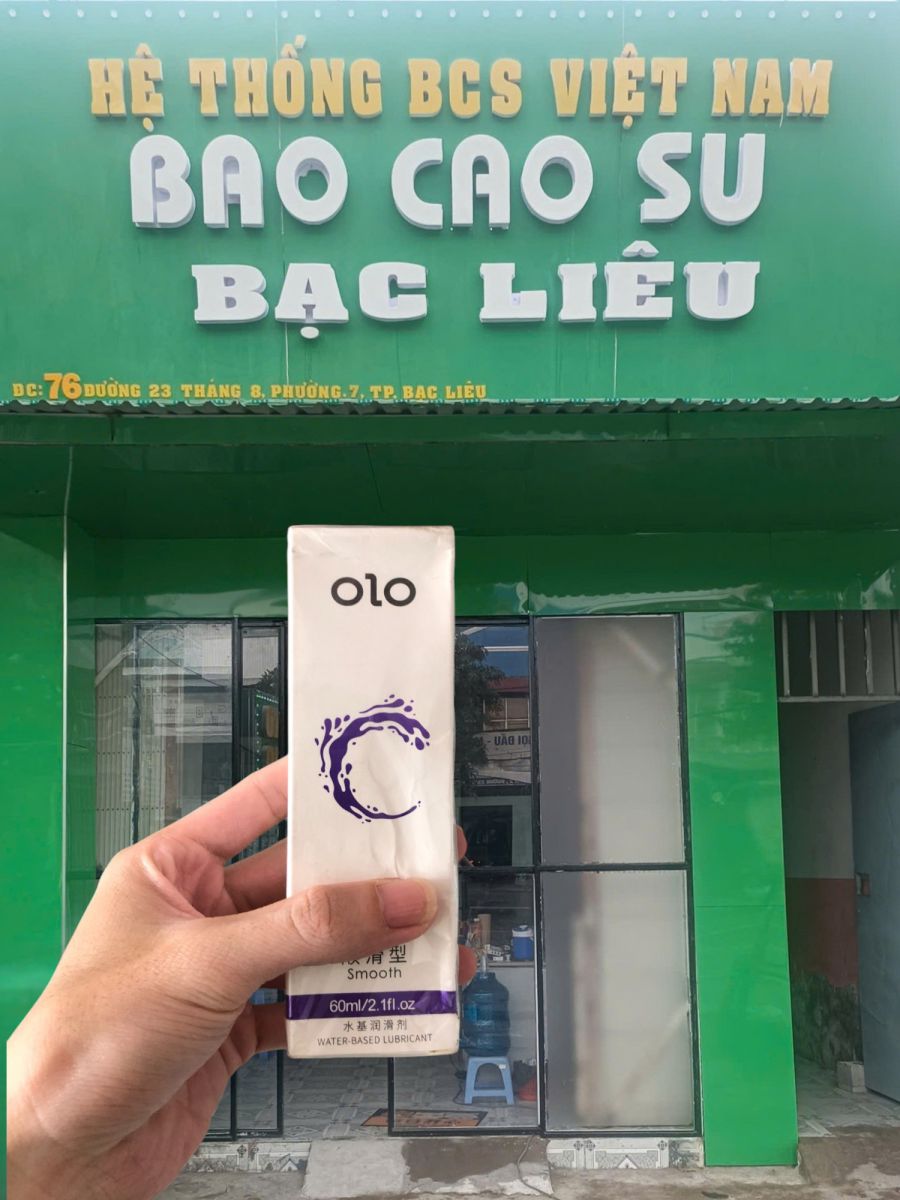 Gel bôi trơn Olo Smooth nha đam dưỡng ẩm da tại bao cao su Bạc Liêu