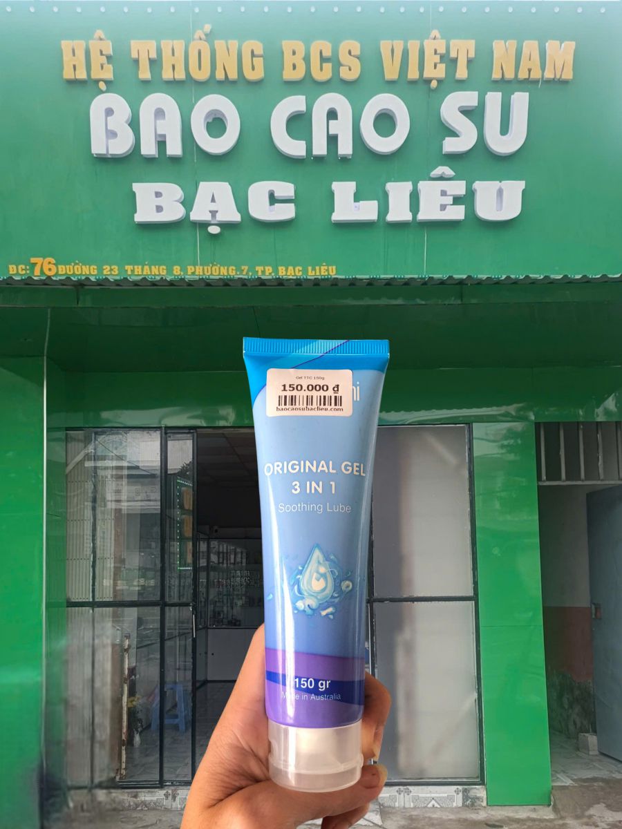 Gel bôi trơn Massage Tâm Thiện Chí Original 3in1 tại bao cao su Bạc Liêu