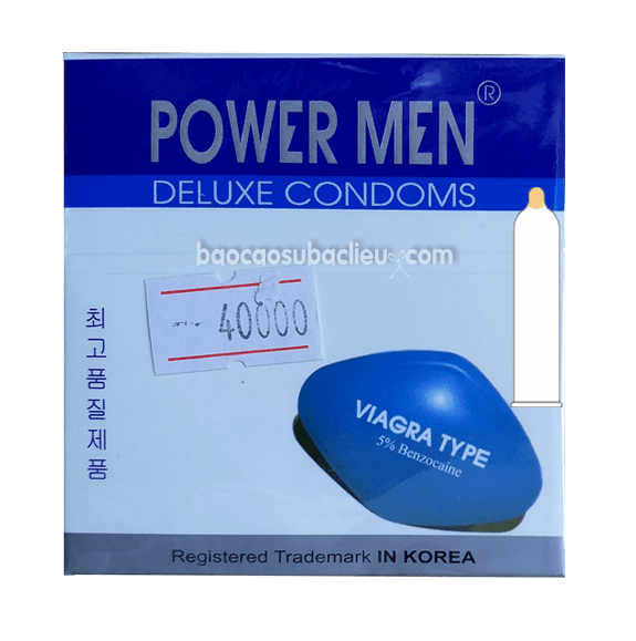 Bao cao su Power Men Viagra hộp 03 bao