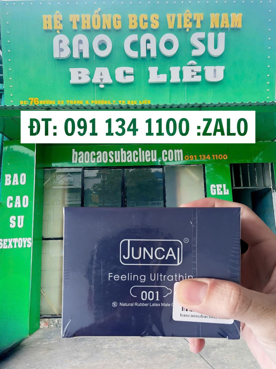 Bao Cao Su Juncai Great Feeling Ultrathin Size Lớn 55mm Tại Bạc Liêu – Siêu Mỏng 0.01, Cảm Giác Chân Thực