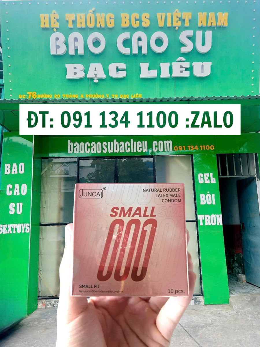 Bao Cao Su Juncai Small Fit Siêu Mỏng 001 Chính Hãng | Tại Bao Cao Su Bạc Liêu