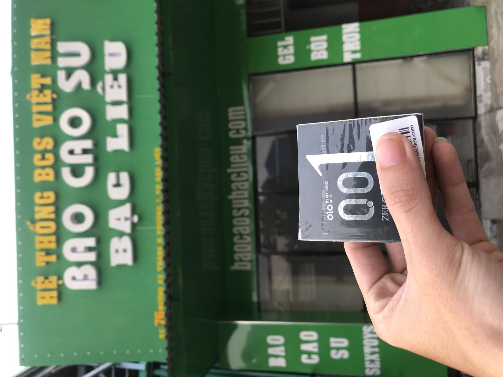 Bao cao su Siêu Mỏng 001 - Olo Feeling Ultrathin hộp 3 cái tại bao cao su Bạc Liêu