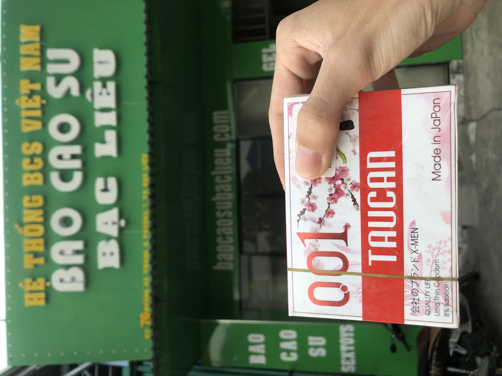 Bao cao su Taucan siêu mỏng 001 - hộp 10 cái của Nhật Bản - kéo dài thời gian quan hệ cho nam tại bao cao su Bạc Liêu