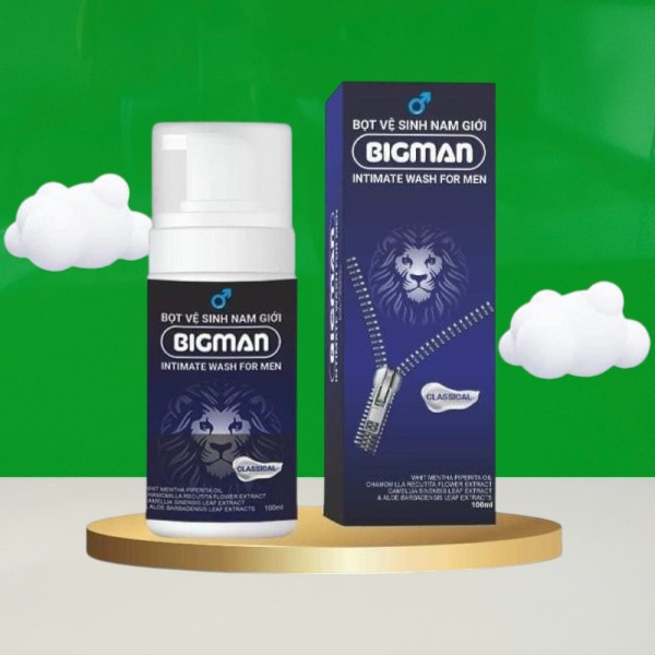 Bọt Vệ Sinh Nam Giới BigMan 100ml Của Hàn Quốc Tại Bao Cao Su Bạc Liêu
