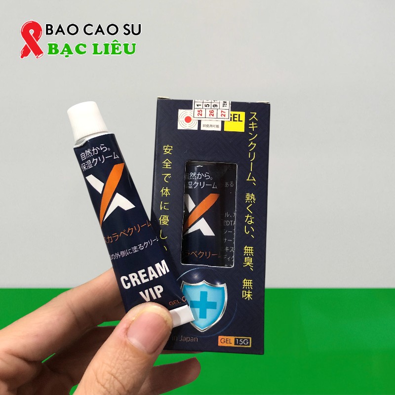 Cream Vip – Kem Bôi Kéo Dài Thời Gian Quan Hệ Của Nhật Bản Dành Cho Nam | Tại Bao Cao Su Bạc Liêu